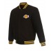 Los Angeles Lakers Varsity Black Wool Jacket